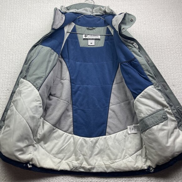 VTG Columbia Sportswear Blue Jacket Mens S Ski Winter Zipped Pockets Outdoor - Picture 11 of 16